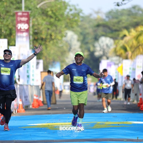 Race photo from BOGORUN 2026