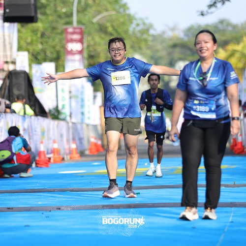 Race photo from BOGORUN 2026