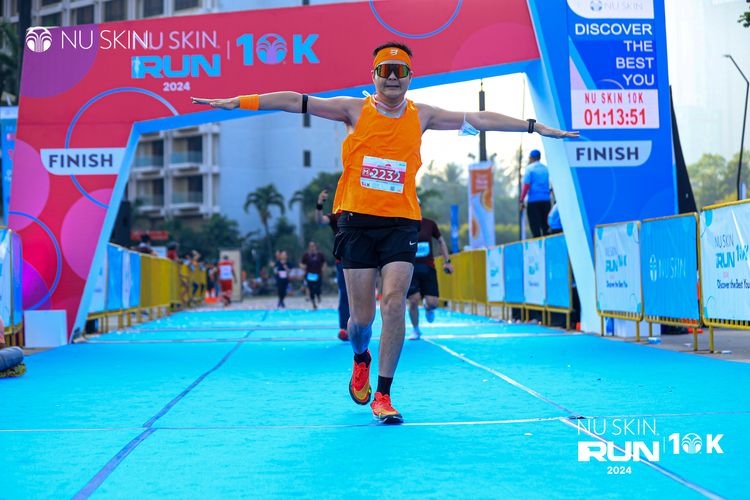 Race photo from Nu Skin Run 10K