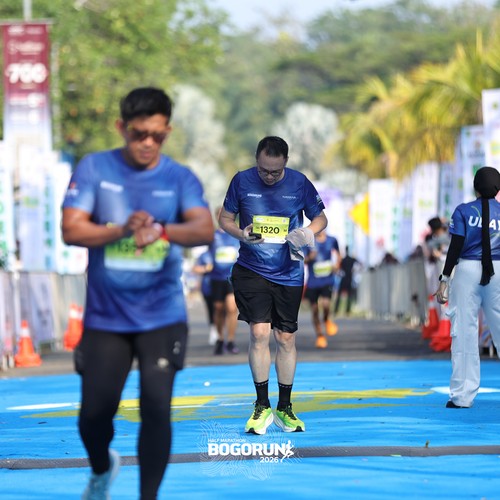 Race photo from BOGORUN 2026