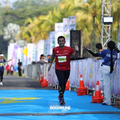 Race photo from BOGORUN 2026