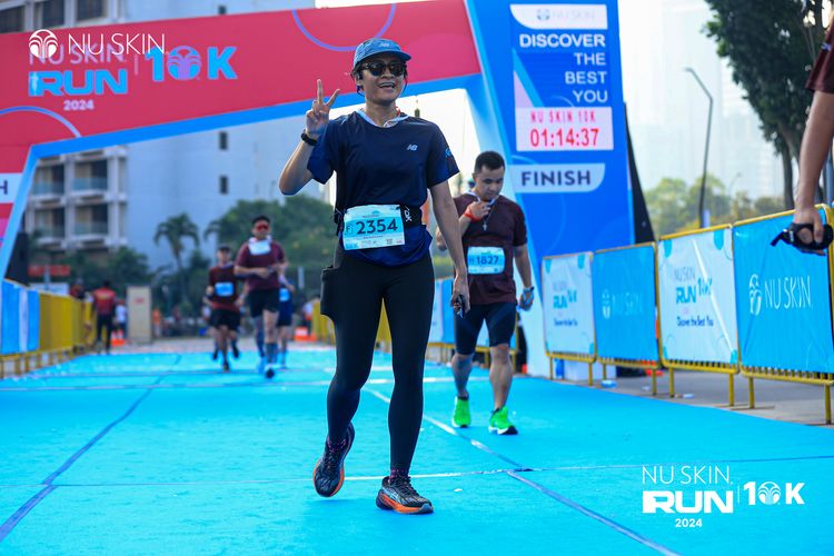 Race photo from Nu Skin Run 10K