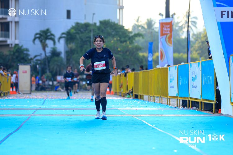 Race photo from Nu Skin Run 10K