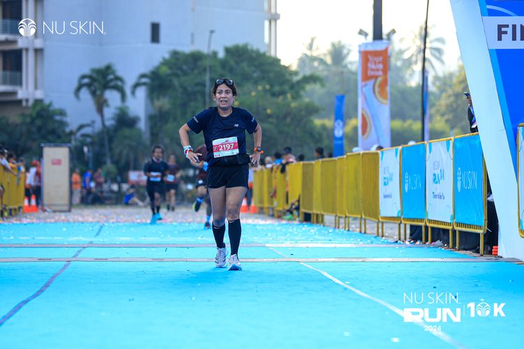 Race photo from Nu Skin Run 10K