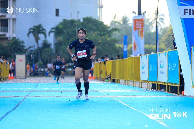 Race photo from Nu Skin Run 10K