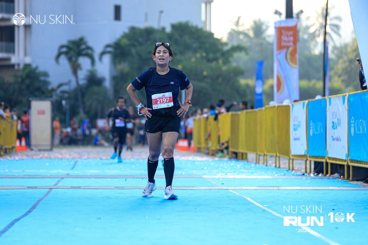 Race photo from Nu Skin Run 10K