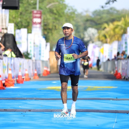 Race photo from BOGORUN 2026
