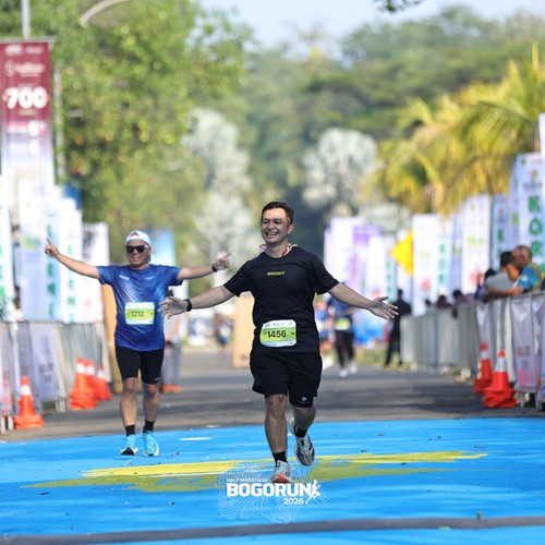 Race photo from BOGORUN 2026