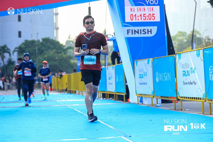 Race photo from Nu Skin Run 10K