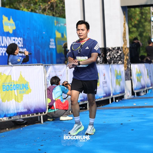 Race photo from BOGORUN 2026