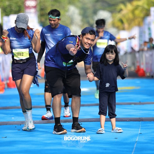 Race photo from BOGORUN 2026