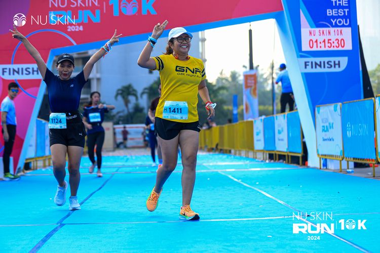 Race photo from Nu Skin Run 10K