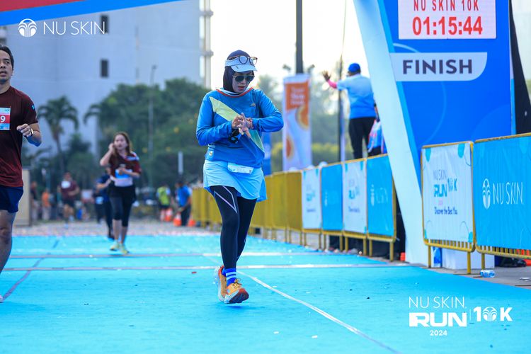 Race photo from Nu Skin Run 10K
