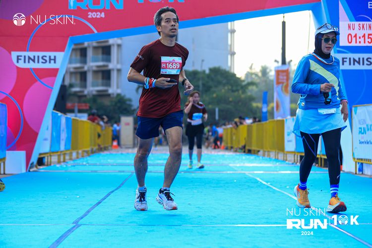 Race photo from Nu Skin Run 10K