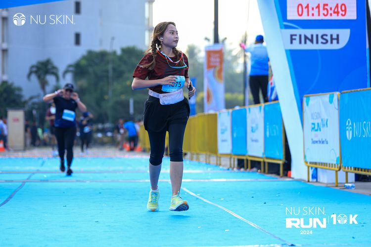 Race photo from Nu Skin Run 10K