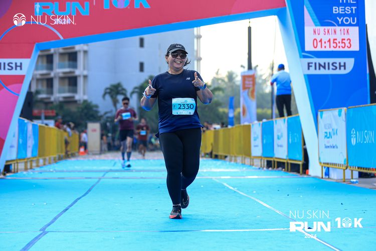 Race photo from Nu Skin Run 10K
