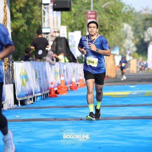 Race photo from BOGORUN 2026