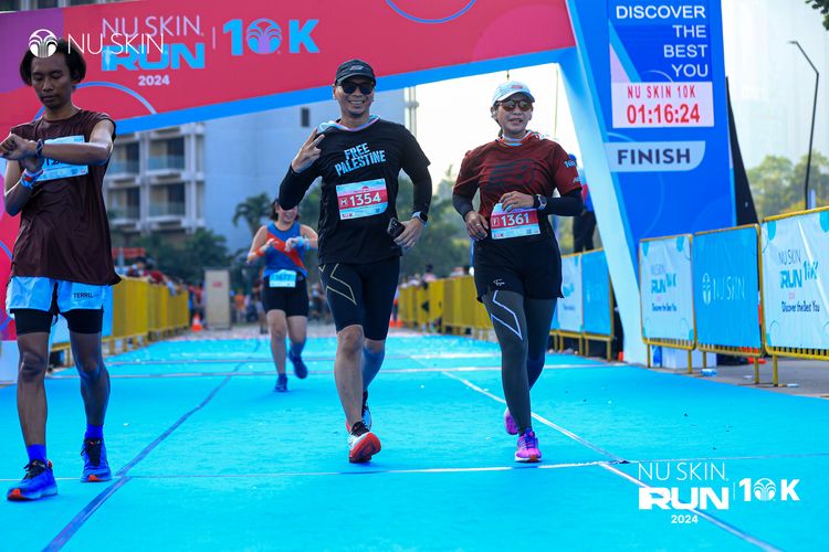 Race photo from Nu Skin Run 10K
