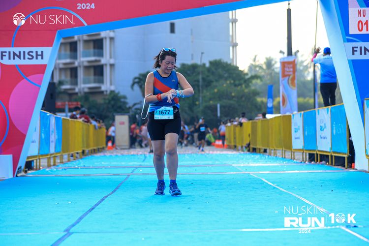 Race photo from Nu Skin Run 10K
