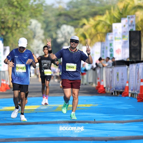 Race photo from BOGORUN 2026