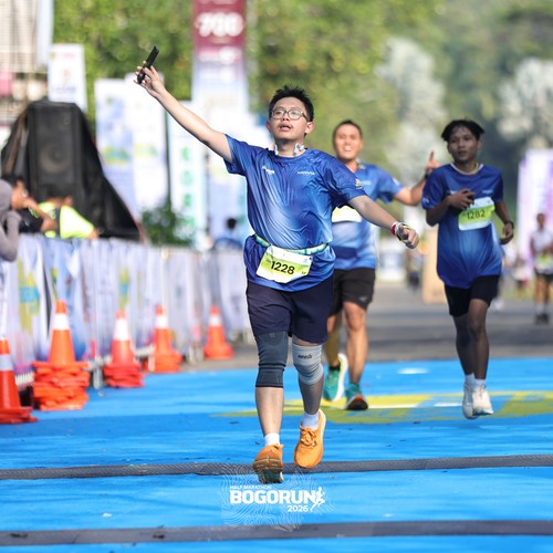 Race photo from BOGORUN 2026