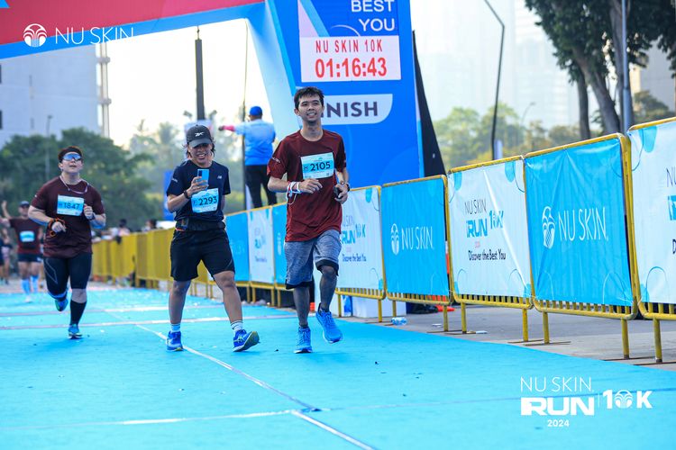 Race photo from Nu Skin Run 10K