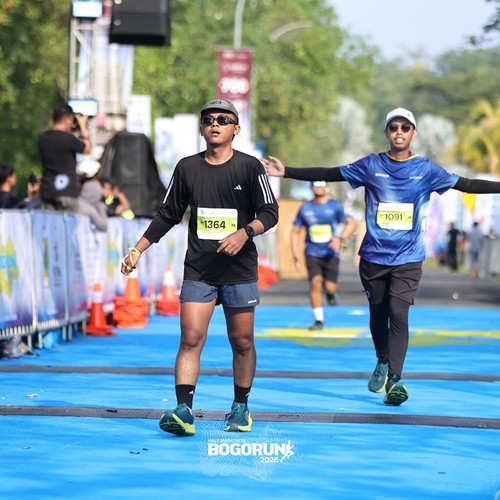 Race photo from BOGORUN 2026