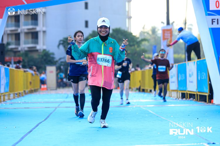 Race photo from Nu Skin Run 10K