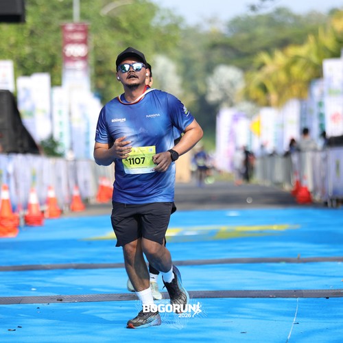 Race photo from BOGORUN 2026