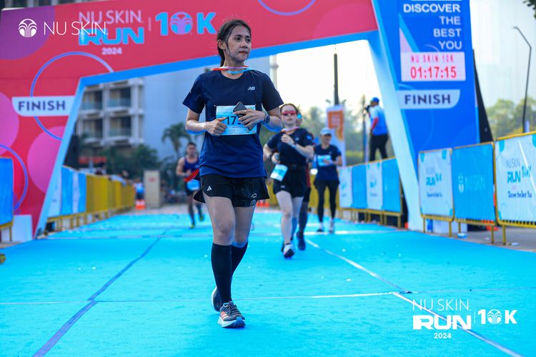 Race photo from Nu Skin Run 10K