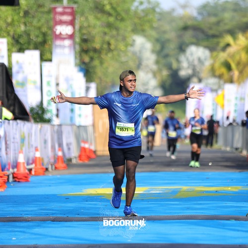 Race photo from BOGORUN 2026