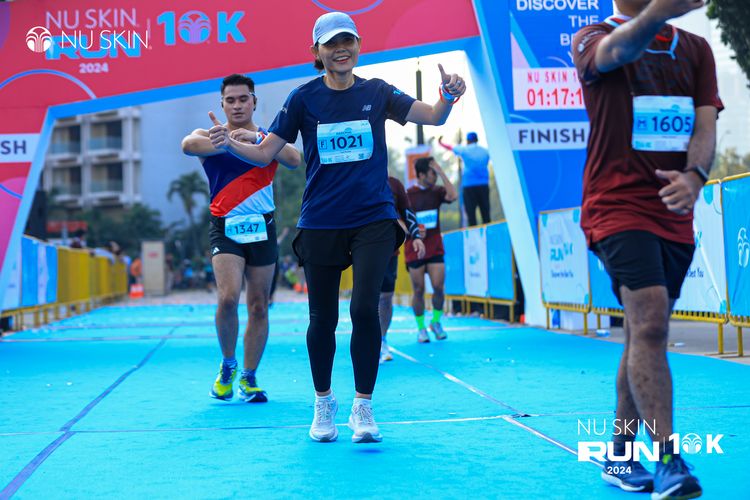 Race photo from Nu Skin Run 10K