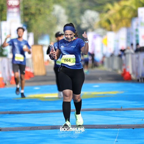 Race photo from BOGORUN 2026