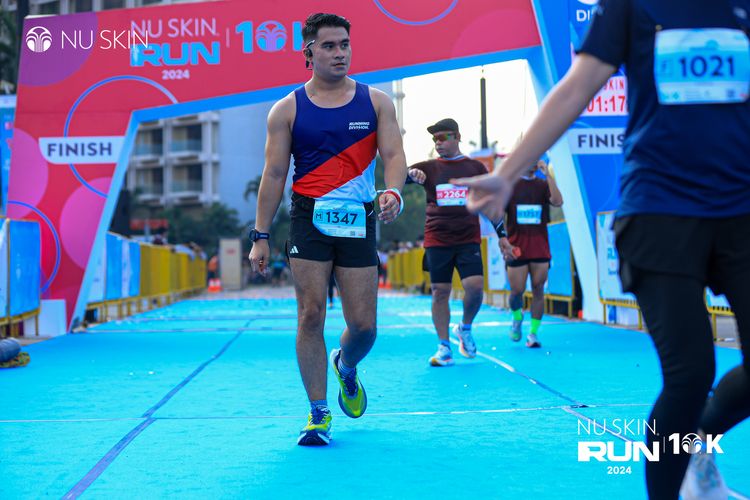 Race photo from Nu Skin Run 10K