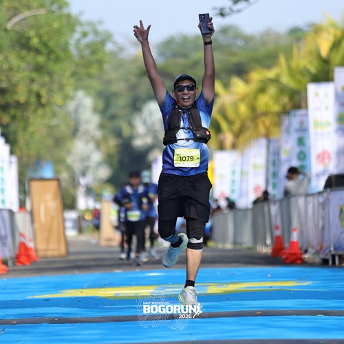 Race photo from BOGORUN 2026
