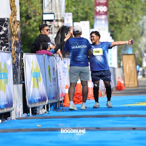 Race photo from BOGORUN 2026