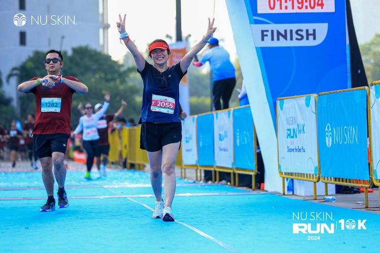 Race photo from Nu Skin Run 10K