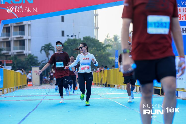 Race photo from Nu Skin Run 10K