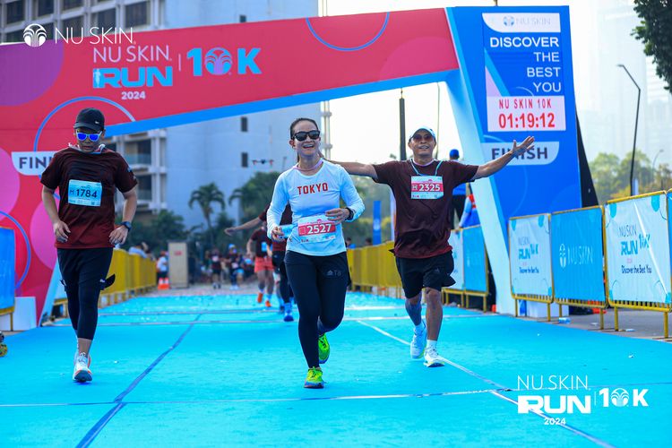 Race photo from Nu Skin Run 10K