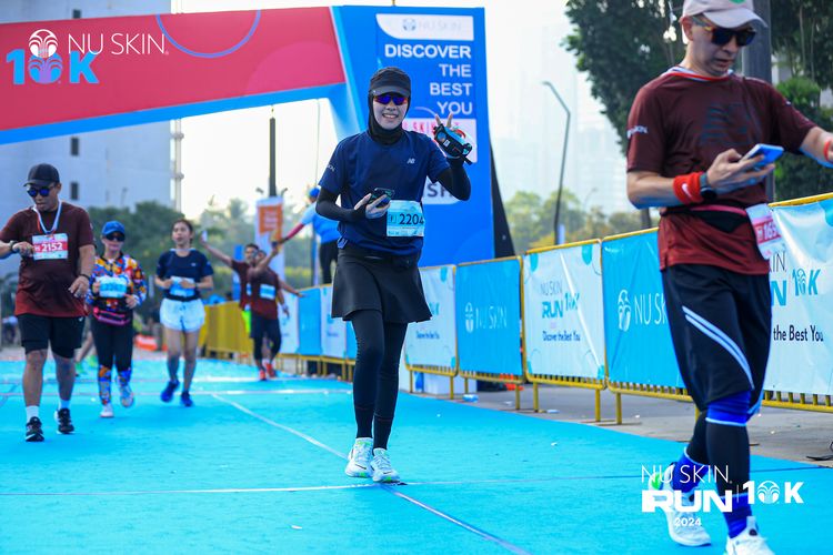 Race photo from Nu Skin Run 10K