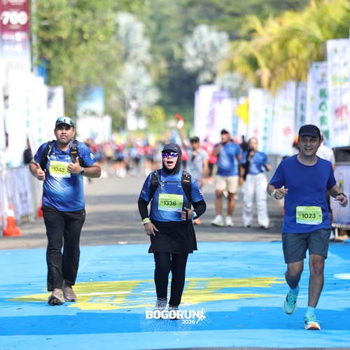 Race photo from BOGORUN 2026