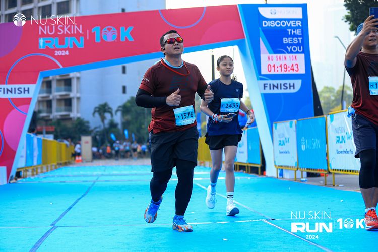 Race photo from Nu Skin Run 10K