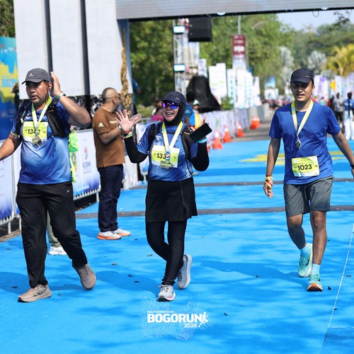 Race photo from BOGORUN 2026