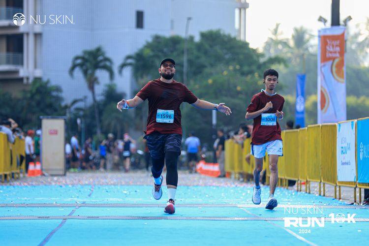 Race photo from Nu Skin Run 10K