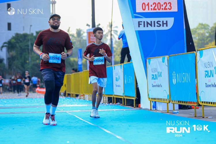 Race photo from Nu Skin Run 10K