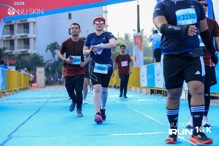 Race photo from Nu Skin Run 10K