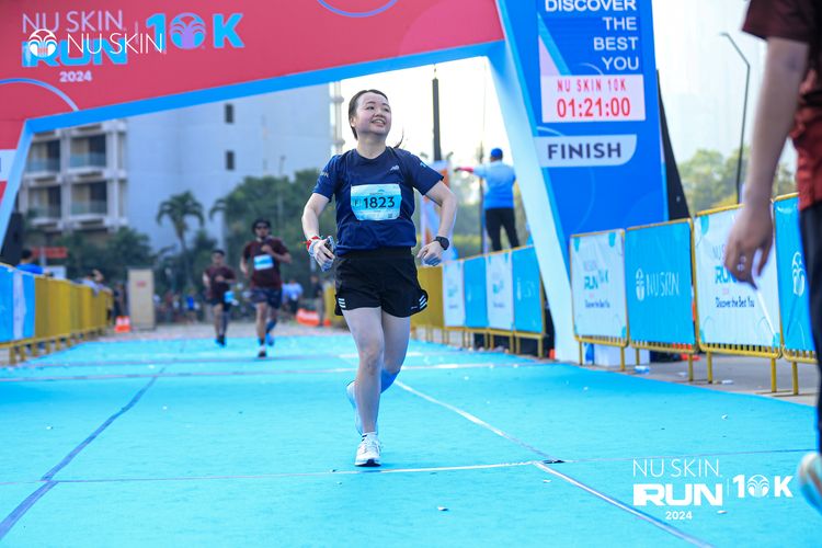 Race photo from Nu Skin Run 10K