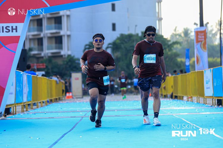 Race photo from Nu Skin Run 10K