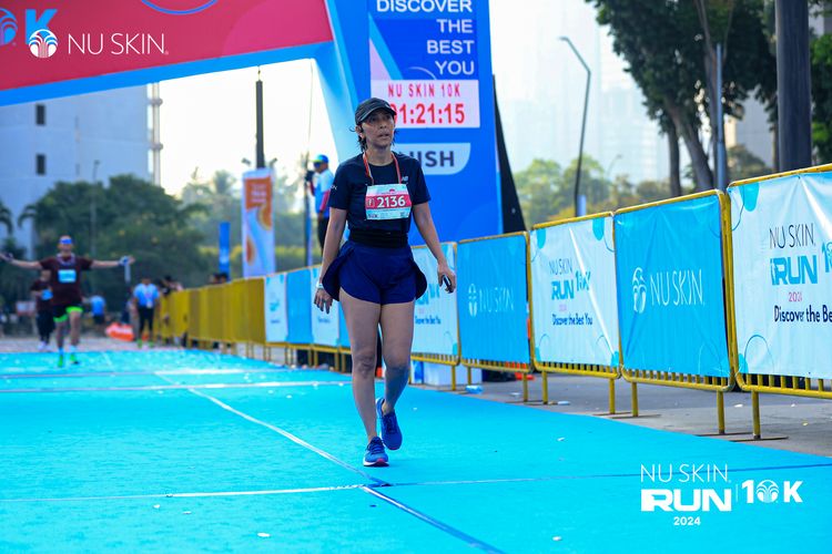 Race photo from Nu Skin Run 10K