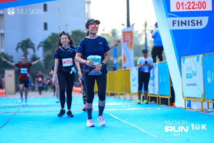 Race photo from Nu Skin Run 10K